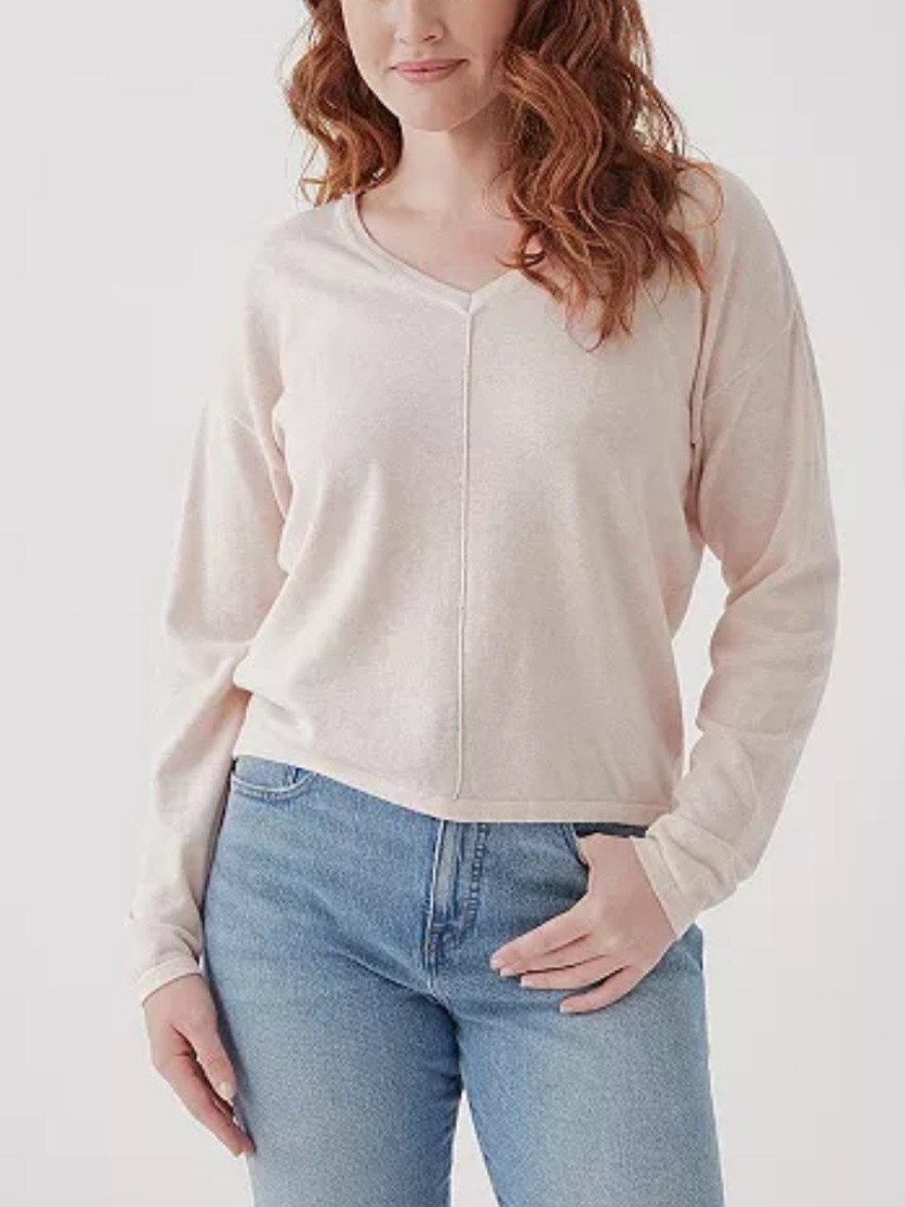 PACT Organic Cotton Classic Fine Knit Relaxed Sweater Medium
